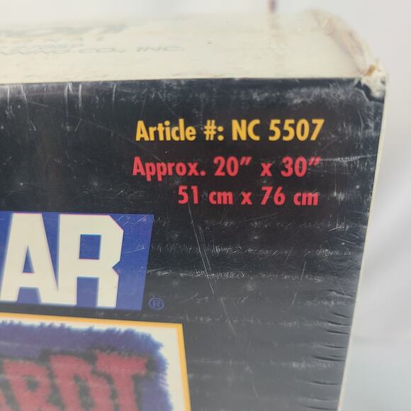 Nascar Dale Earnhardt #3 Latch Hook Rug Kit Nascar Black Car 2000 New Sealed - Picture 3 of 11